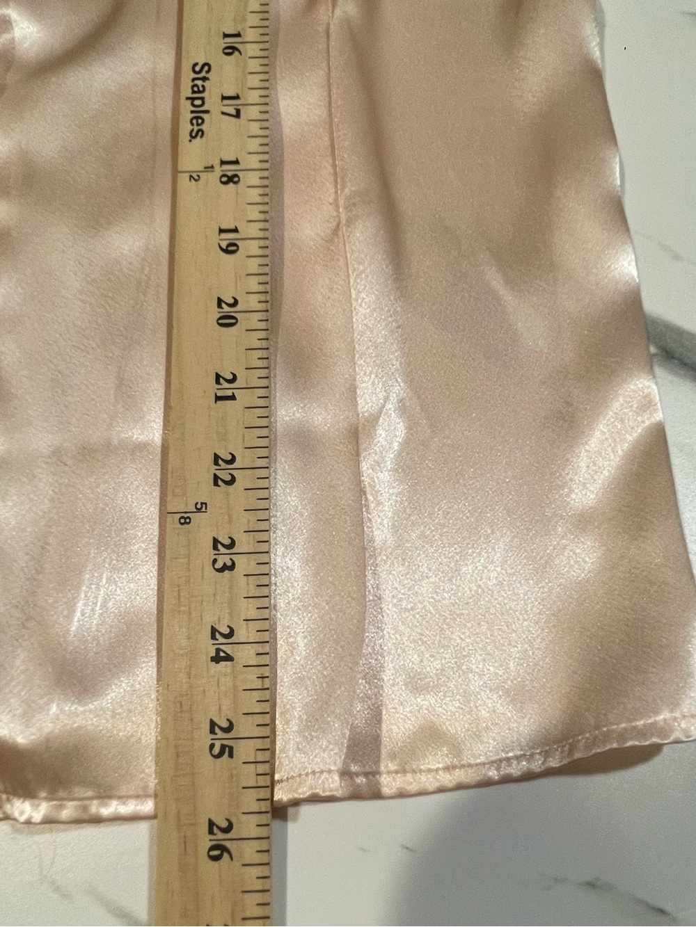 Vintage 1980's TESS Paris-Milano, Pink Satin Bow-Neck Blouse, Size 10, Flawless - Picture 12 of 13